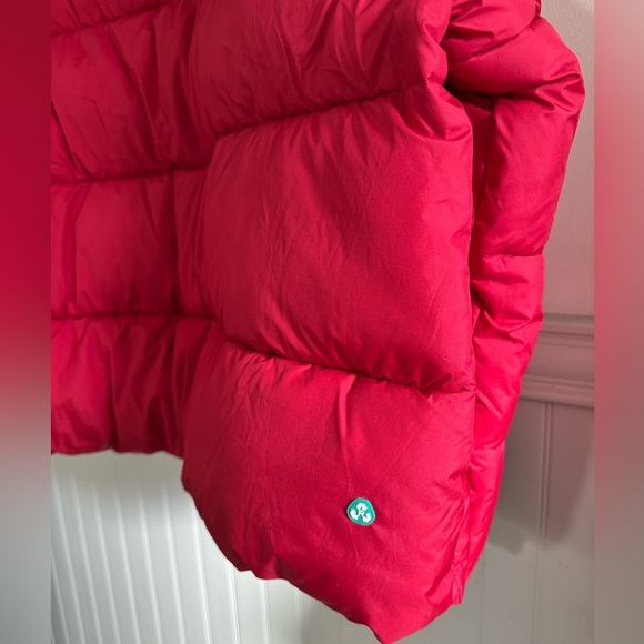 SAVE THE DUCK Red Keri Hooded Padded Jacket Synthetic Down Animal Free Size XXL - Picture 11 of 11